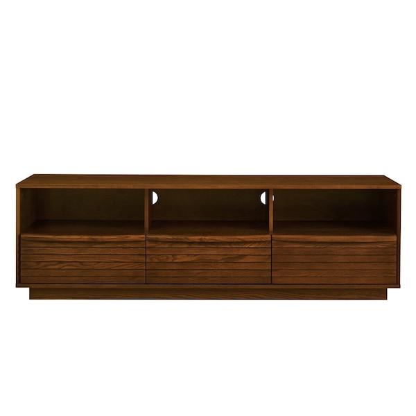Homeroots 63in Brown Wood Accent Cabinet 691672 - main