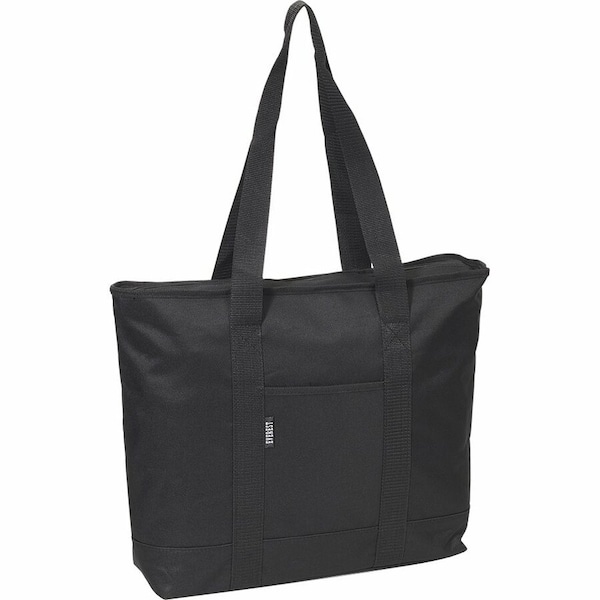Everest Trading Everest 1002DS-BK Spacious Shopper Tote 1002DS-BK - main