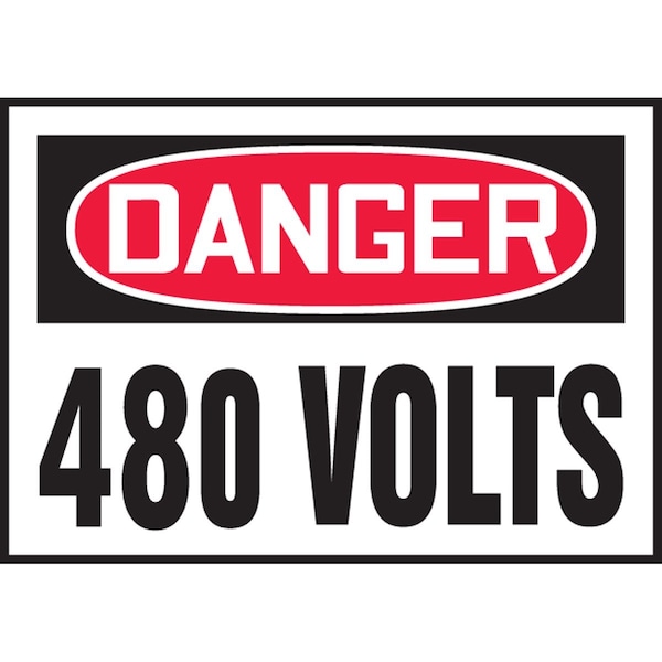 Accuform Danger Safety Label LELC164VSP - main