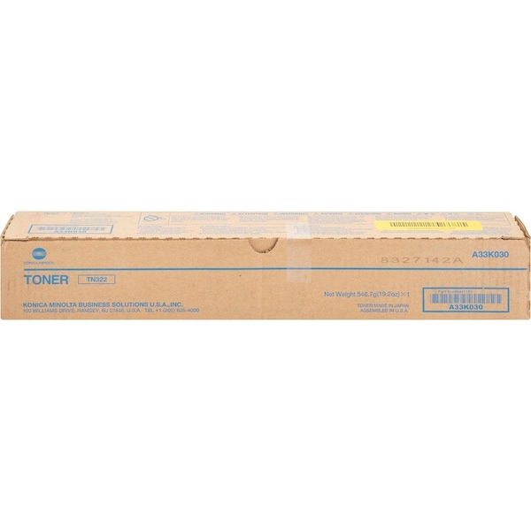 Konica/Minolta-Strategic KONICA MINOLTA TN322 BLACK TONER A33K030 - main