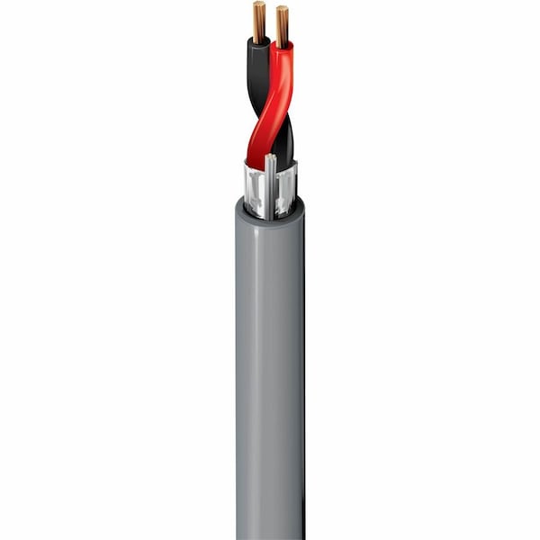 Belden Multi-Conductor Cable, 18 AWG, 2 C, Gray, PVC, Stranded, 300V AC, Indoor, 1000 ft 5300FE 008U1000 - main