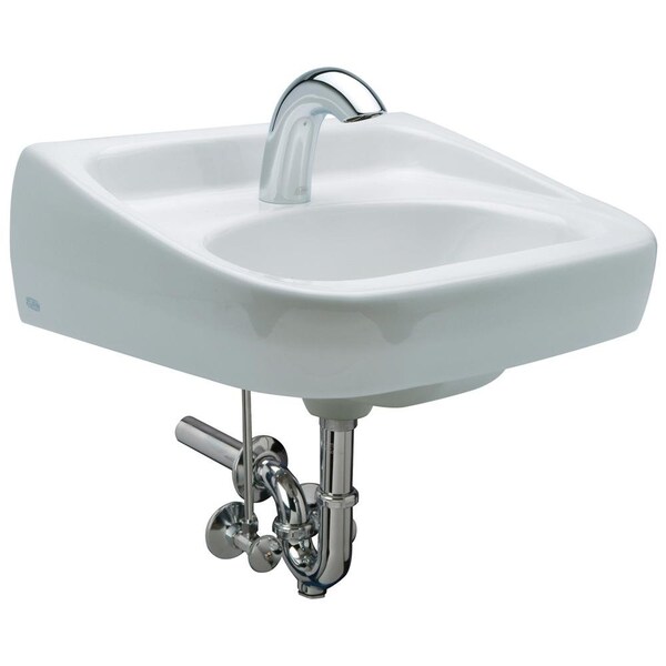 Zurn Snsr Lav Systm - 20X18 Wall Hung, 0.5 GPM Snsr Bttry Fct, Grd Drn, Ptrp w/Clnout Z.L3.S - main