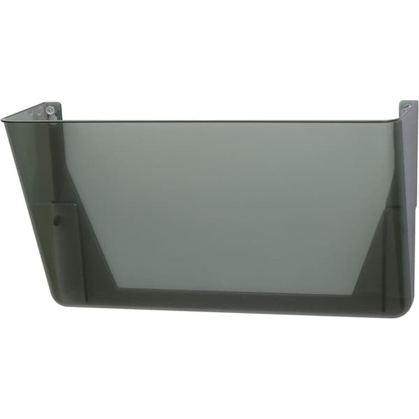 Officemate Wall Pocket, Letter, Smoke, 7Hx13W In, Smoke 21431 - main