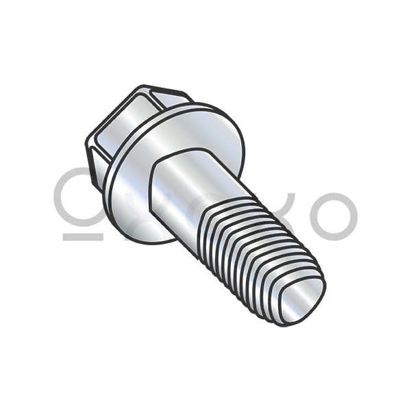 Oxoxo 3/8-16X3 Unslot Indented Hex Washer Taptite Alternative Screw Partial Thrd Zinc Bake Wax, 325PK 396046 - main