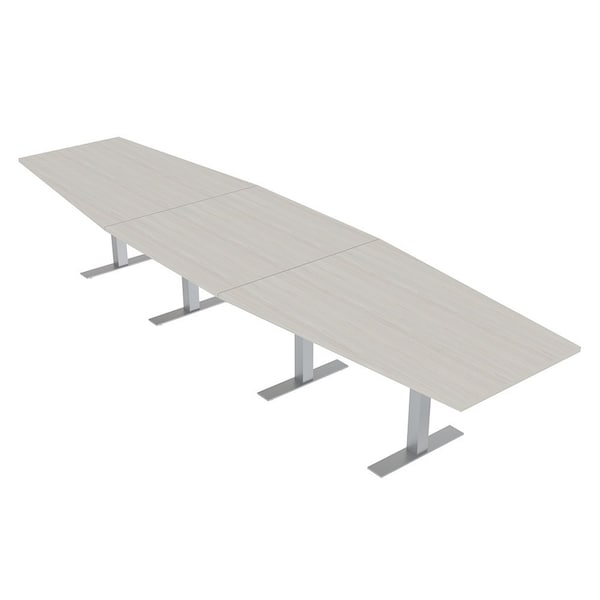 Skutchi Designs 16 Person Conference Table With Power Unit | 16' Hexagon Table | Harmony Series HAR-HEX.IR-48X192-T-K458-NA - main
