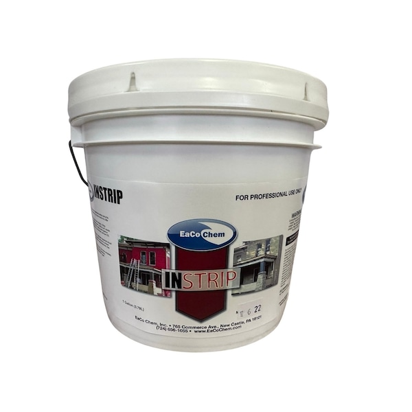 Eaco Chem Instrip 1 Gallon - Non-Hazardous Interior and Exterior Stripping Agent. Remove Primer, Solven, Wate IS1g - main