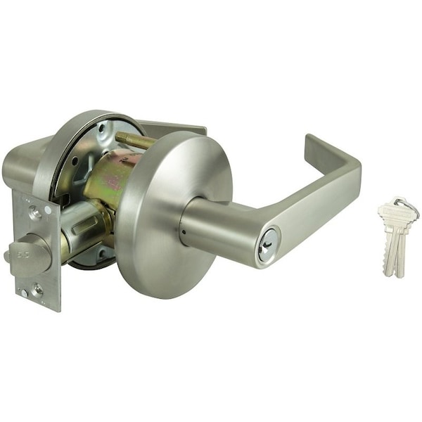 Prosource Entry Lever, Stainless Steel, Lever Handle, Stainless Steel, Commercial, 2 Grade Y360CV-PS - main
