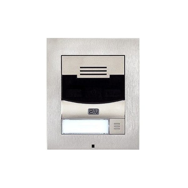 Axis 2N IP Solo Intercom Sub Station - Cable - Surface Mount for Home - Nickel - TAA Compliant 01301-001 - main