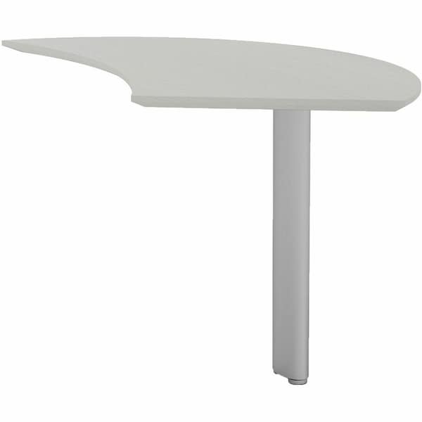 Mayline Curved Desk Medina Curved Desk Extension, 47" W, 28" D X 29-1/2" H, 47" W X MNEXTRTSS - main