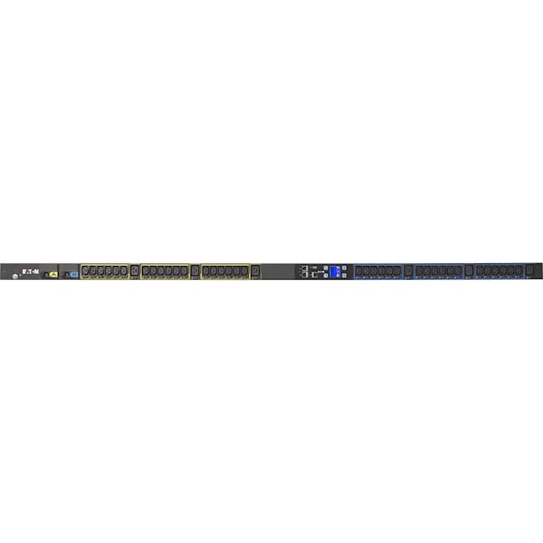 Eaton Metered Input rack PDU 0U L6-30P input 5.76 kW max 200-240V 24A 10 ft cord Single-phase EMI104-10 - main