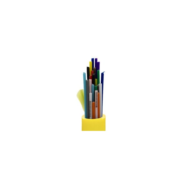 Cable Wholesale Plenum 24 Strand Indoor Distribution Fiber Optic Cable, OS2 9/125 Singlemode, Corning SMF-28 11F2-024NH - main