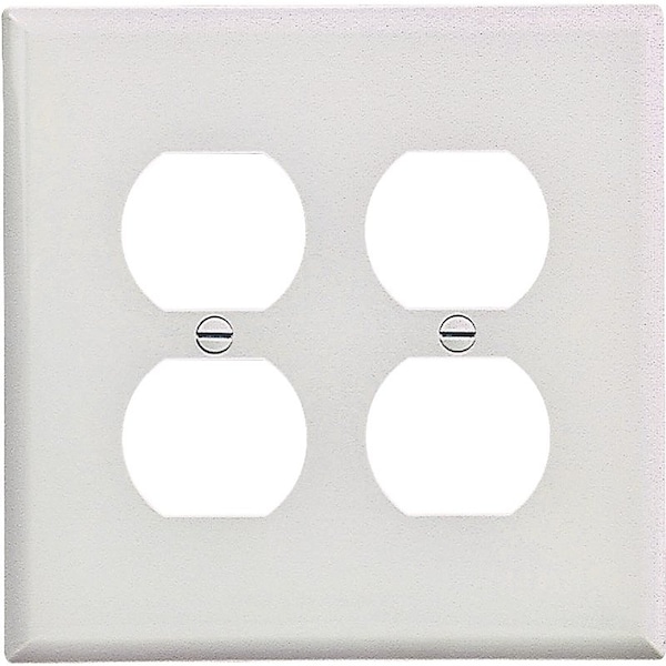 Eaton Wiring Devices Number of Gangs: Two-gang Polycarbonate, White PJ82W - main