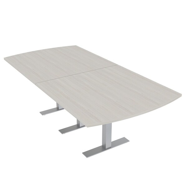 Skutchi Designs 8ft Arc Rectangle Conference Table With Power | Harmony Series | Person Meeting Room Table HAR-AREC-48X96-T-K458-NA - main