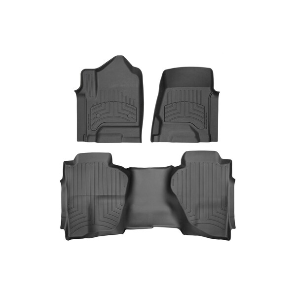 Weathertech Black, Front and Rear FloorLiner HP 446071IM-445423IM - main