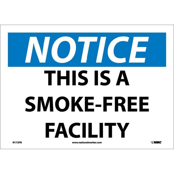 Nmc Notice This Is A Smoke-Free Facility Sign, N172PB N172PB - main