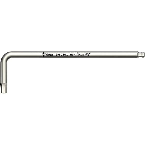 Wera 3950 PKL L-key, Imperial, stainless, 1/4 in x 185 mm 5022716001 - main