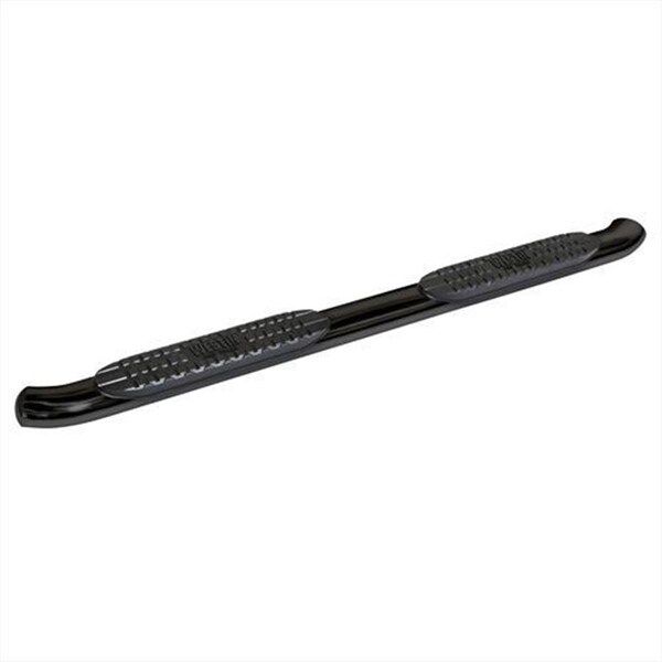 Perfectpitch 4 in. Pro Traxx Cab Length Oval Step Bars - Black, 2PK PE1232613 - main
