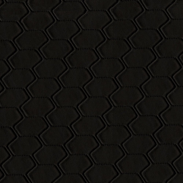 Seamtec Premium Patterned Vinyl, Faux Quilted Pattern, Home Dcor, Marine, Black Sample SEAMGDGEOQ9009M9X9 - main