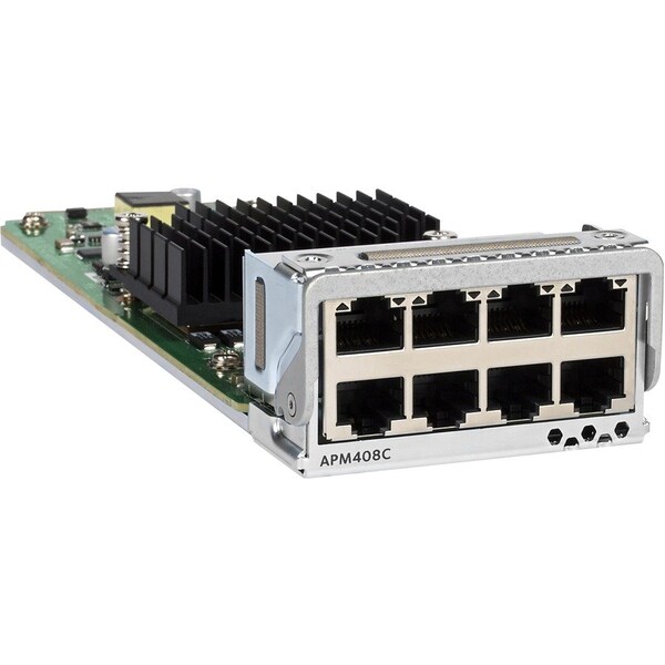 Netgear 8 X 100M/1G/2.5G/5G/10GBASE-T PORT CARD APM408C APM408C-10000S - main