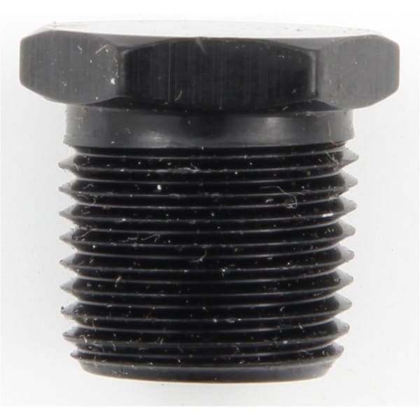 Fragola 0.25 MPT Hex Pipe Plug, Black FRG493302-BL - main