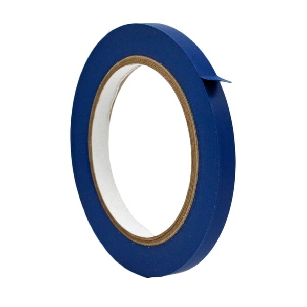 Wod Tape PVC, Dark Blue, 3/8 inch (9mm) W., 6 mil Thickness, 128 PK WOD VTC606-00375-128-60-DBL - main