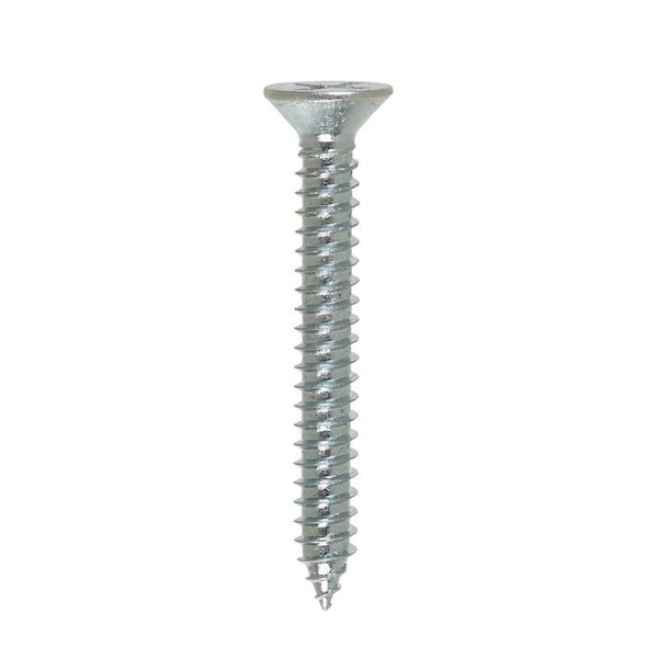 Hillman Sheet Metal Screw, Flat Head Phillips Drive, 100 PK 80241 - main