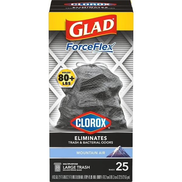 Glad Trash Bag Mntar 30G 25Pk 79310 - main