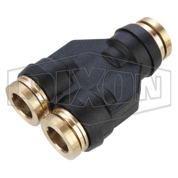 Dixon Legris by Push-In Wye-Union, 3/8 in Nominal, Tube, 250 psi Pressure, Composite, Domestic 31406000DOT - main