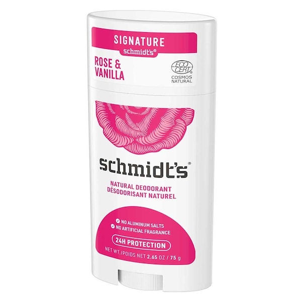 Schmidts Rose Plus Vanilla Deodorant Stick, 2.65 Ounce, 12PK 68369092 - main