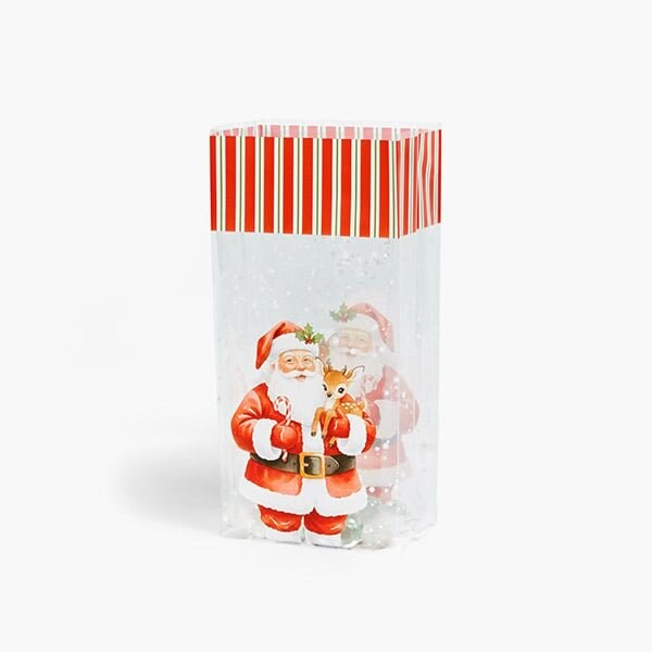 Nashville Wraps Jolly Santa Cello Bags, 4x2.5x9.5 in, 100PK C2BJS - main