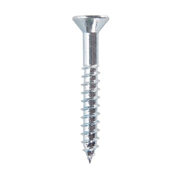 Hillman No. 8 X 1-1/4 in. L Phillips Zinc-Plated Coarse Wood Screws, 100PK 40066 - main