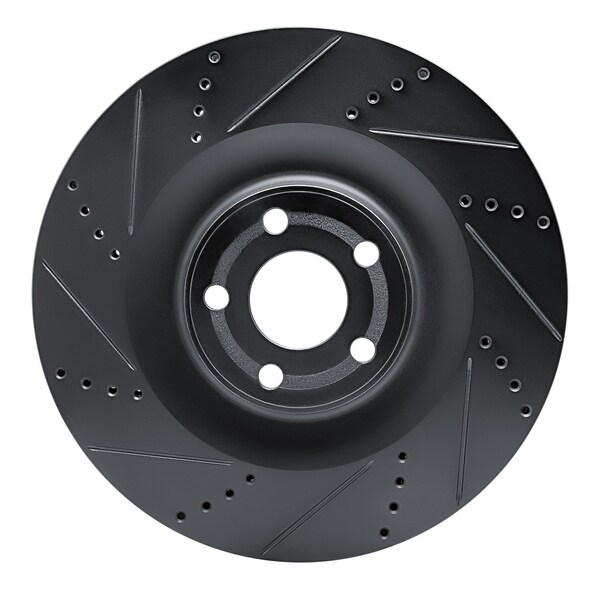 Dynamic Friction Co DFC Brake Rotor - Drilled and Slotted - Black 633-54295L - main