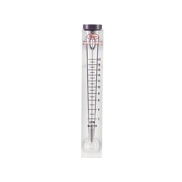 Dwyer Instruments Flowmeter, range .5-5 GPM water. VFC-141-EC - main