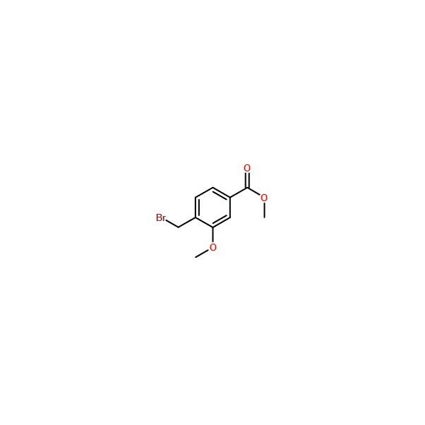 Ak Scientific Methyl 4-(bromomethyl)-3-methoxybenzoate (5g), CAS 70264-94-7 W7982-5g - main