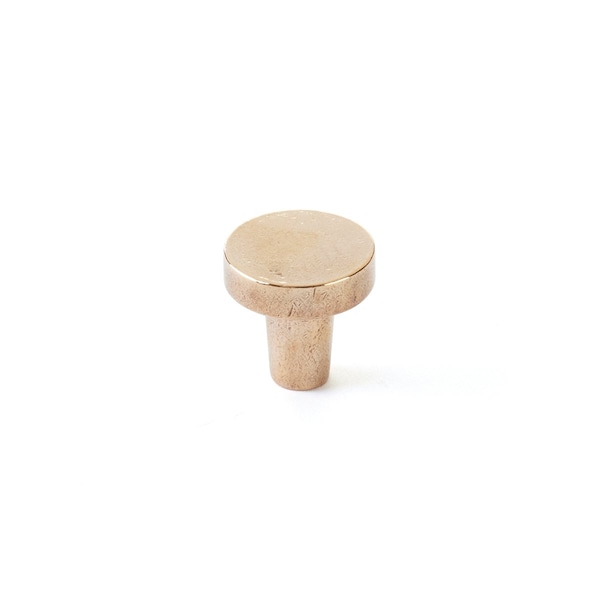 Schaub Turno 1-1/4in Round Cabinet Knob Natural Bronze Finish 211018-NB - main