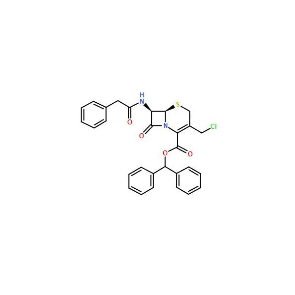 Ak Scientific 7-Phenylacetamido-3-chloromethyl-3-cephem-4-carboxylic acid di-phenyl methyl ester (5g), CAS 64308- K031-5g - main