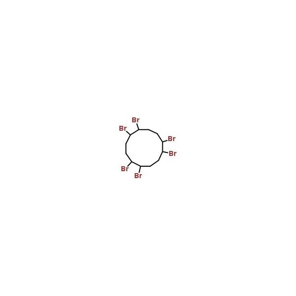 Ak Scientific 1, 2, 5, 6, 9, 10-Hexabromocyclododecane (5g), CAS 3194-55-6 F604-5g - main