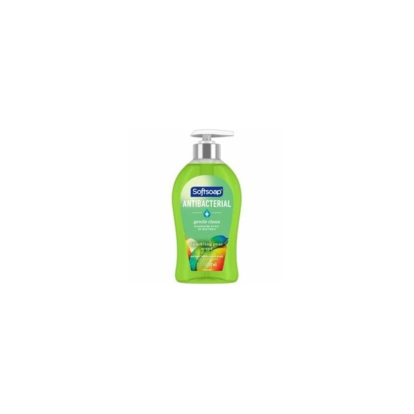 Softsoap Antibacterial Liquid Hand Soap - Sparkling Pear Scent - 11.25 fl oz - Pump Bottle Dispenser - US07326A - main