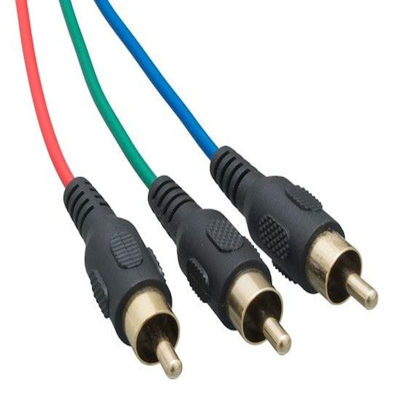 Sanoxy 15ft VGA HD15 Male to 3 RCA Male Video Cable, Black SNX-CBL-LDR-MO112-1115 - main