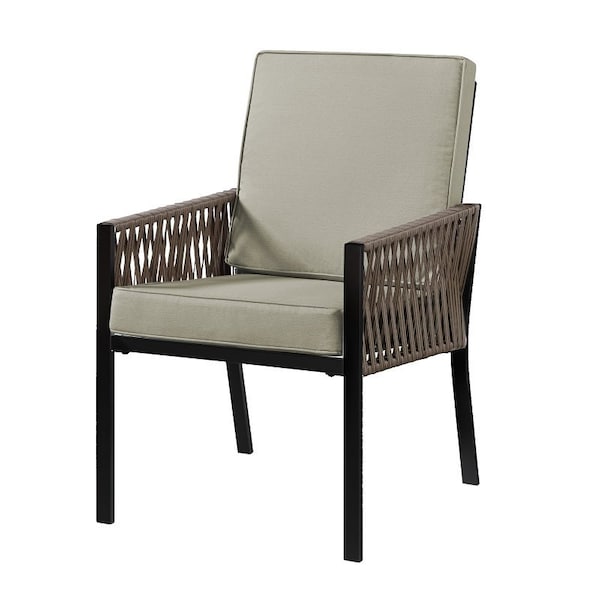 Seasonal Trends Dining Chair, 23.43 in W, 28.2 in D, 35.43 in H, Steel Frame, Black Frame, 6PK HKVS636B - main