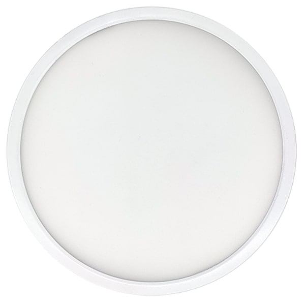 Bulbrite 7" Round 10.3-W 5 Color Selectable LED Flush Mount Light, 1150 Lumens, White Finish 5 CCT - 27/30/35 773607 - main