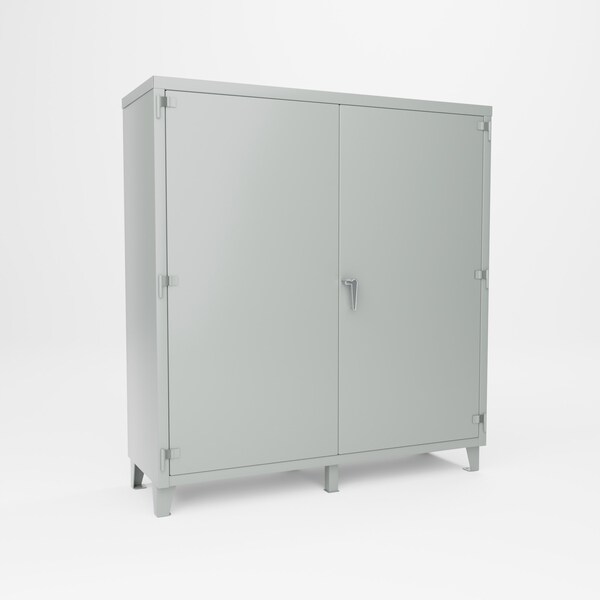 Pucel Super Heavy Duty Storage Cabinet, 72 in W x 78 in H x 24 in D, Black SXHDSC-7272-24-4 - main