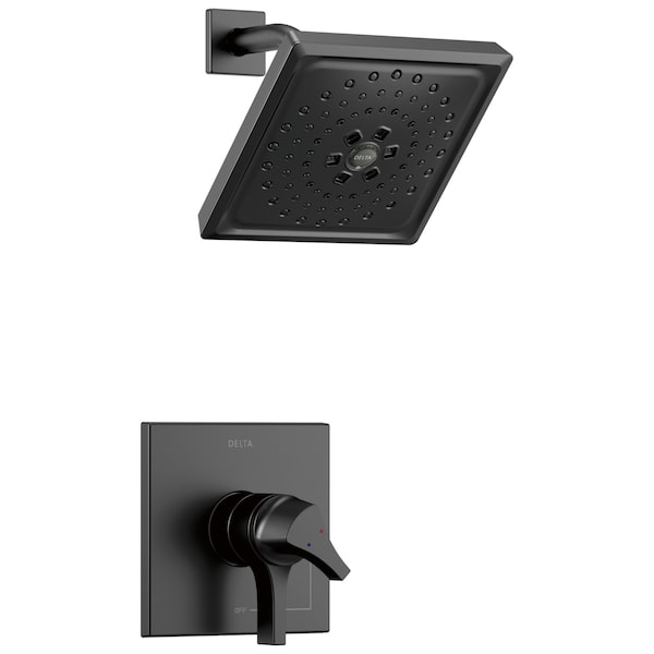 Delta Zura Monitor 17 Series H2Okinetic Shower Trim In Matte Black T17274-BL - main