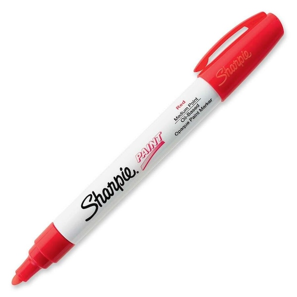 Sharpie Marker, SharpiePoint, Med, Red 34902 - main