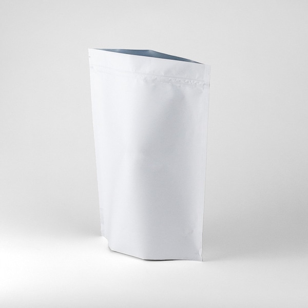 Elevate Packaging 32oz White Compostable Stand Up Pouch, 100PK HC0322 - main