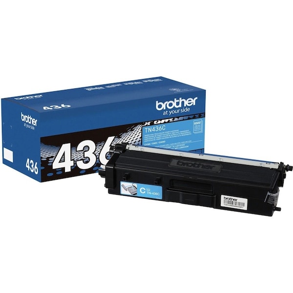Brother TN436C Original Laser Toner Cartridge - Cyan - 1 Each - 6500 Pages TN436C - main