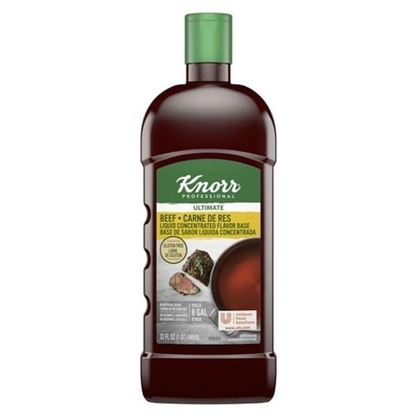 Knorr Professional Ultimate Beef Liquid Concentrated Stock Base, 32 ounce, 4PK 84114544 - main