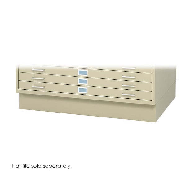 Safco Flat File Cabinet BaseTropic Sand, Closed 4997TSR - main