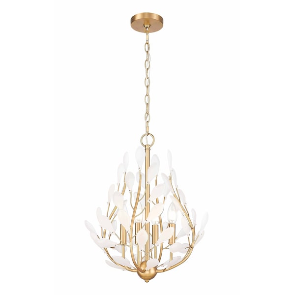 Z-Lite Claudine Modern Gold 4 Light Chandelier 353-18MGLD - main