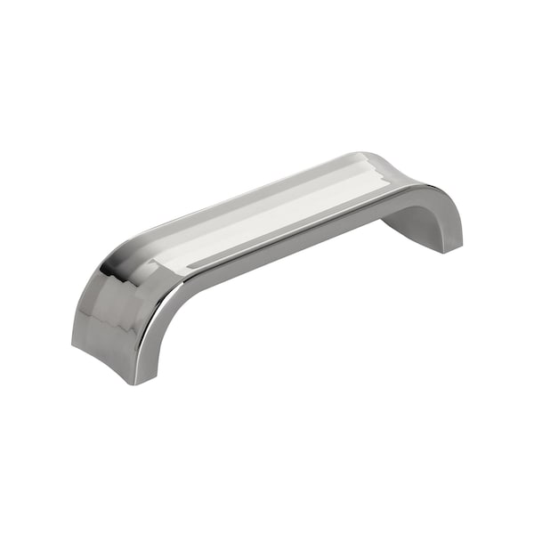 Amerock Concentric 3-3/4 in 96 mm Center-to-Center Polished Nickel Cabinet Pull BP36812PN - main